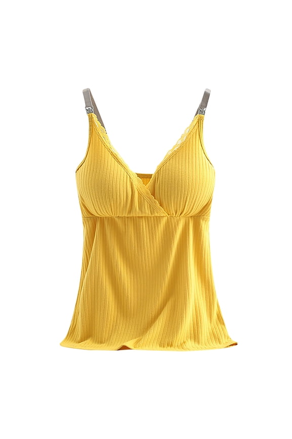 Maternity Shirts for Breastfeeding Sleeveless Pregnancy Nursing Tank Tops Loose Fit Breathable Breast Feeding Pullover Blouse