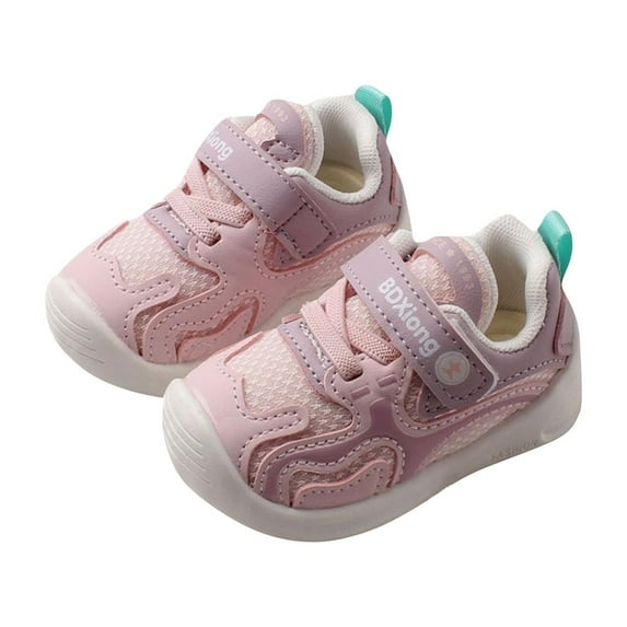 DxhmoneyHX Toddler Shoes Girl Cute Fashion Sneakers Comfy Casual Slip on Shoes Outdoor Breathable Lace up Walking Shoes for All Seasons Size 25