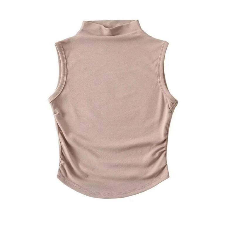 Casual Daily Ruched Half A Turtleneck Tops(5 Colors) Casual Daily Ruched Half A Turtleneck Tops(5 Colors)