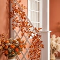thumbnail image 1 of Dxssxc Artificial Maple Leaves Fall Vine, 81 inch Flexible Wire Garland, Autumn Tone Foliage Decor, for Porch Door Frame Indoor Outdoor Party, 1 of 8