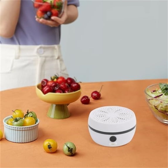Dxssxc Automatic Fruit and Vegetable Washer, Rechargeable Produce Cleaner for Kitchen Use, Portable Food Sanitizer for Berries, Leafy Greens, Cleaning Device for Home and Travel