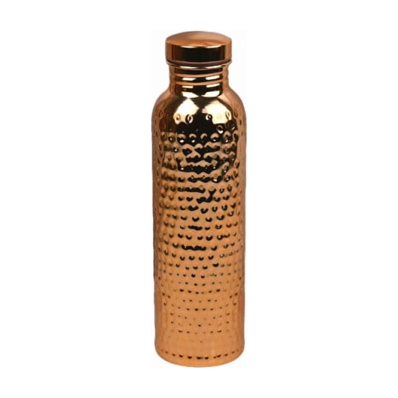 Dxssxc Copper Water Bottle, Handmade Polished Ayurvedic Copper Bottle for Daily Drinking, 800ml Large Capacity Leak-Proof Travel Bottle for Yoga, Office, Gym & Outdoor Camping