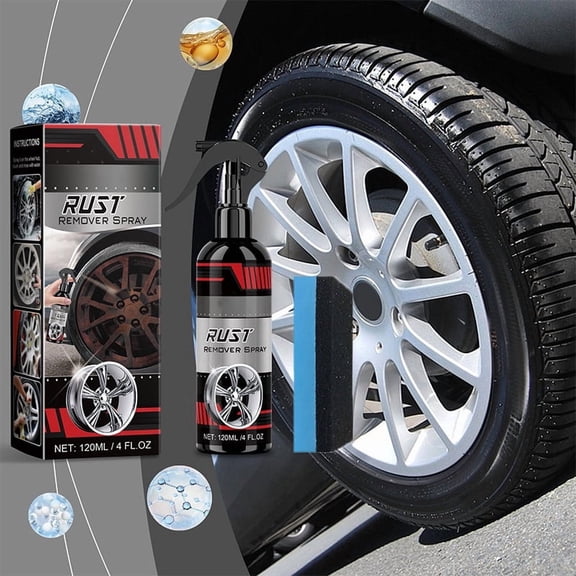 Dxssxc Heavy-Duty Rust Remover Spray for Metal Steel Iron, Fast-Acting Rust Converter for Car Maintenance, Deep-Penetrating Rust Dissolver for Automotive Tools Outdoor Furniture