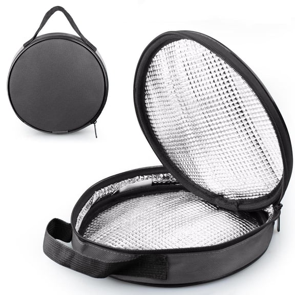 Dxssxc Insulated Bag Neck Cooler Thermal Cold Pack Carrier for Outdoor Travel, Diameter Cooling Tube Pouch with Multi-Layer Insulation Zipper Closure for Keeping Drinks Cold or Warm on the Go