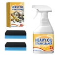 thumbnail image 1 of Dxssxc Kitchen Degreasing Spray Heavy Oil Stain Remover, Range Hood Cleaner for Grease Removal, Fast Acting Multi-Surface for Stove Cooktop Countertop, with Sponge for Home, 1 of 9