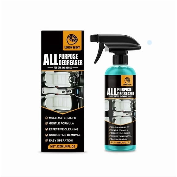 Dxssxc Kitchen Grease Cleaner - Degreaser Spray for Range Hood Cooktop Stovetop - Multi-Active Stain Remover Cleaner 120ml - Dense Foam Formula for Kitchen Cleaning Sink Cabinets Walls Fryer