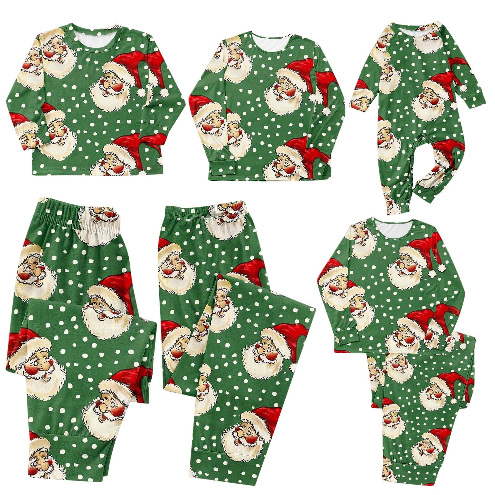 Dxssxc Matching Christmas Pajamas for Family Long Sleeve Tops and Pants