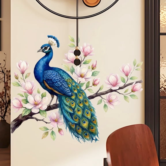 Dxssxc Rooster Flower Cluster Kitchen Wall Sticker, Farmhouse Decor for Walls, Reusable Vinyl Decal for Home, Cabin, DIY Craft Sticker for Scrapbooking, Cards, and Mixed Media Projects