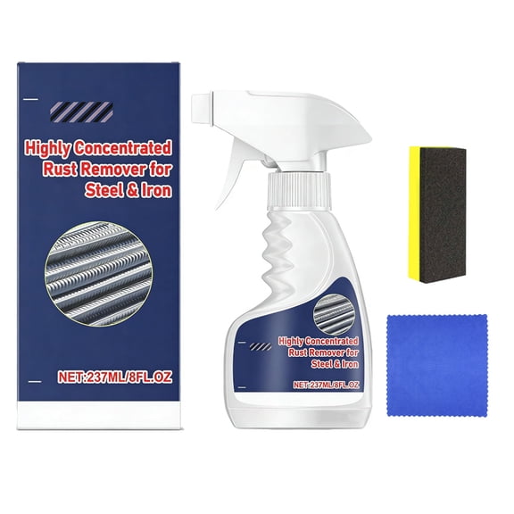 Dxssxc Rust Remover for Steel and Iron, Heavy Duty Rust Converter for Rebar Tools Automotive Parts, Spray-On Metal Rust Dissolver with Protective Coating Prevents Future Corrosion