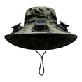 thumbnail image 1 of Dxssxc Solar Powered Wide-Brimmed Fan Hat, Summer Breathable and Cool, UPF Sun Protection for Men Women Fishing Hiking Outdoor Activities., 1 of 6