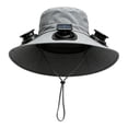 thumbnail image 1 of Dxssxc Solar Powered Wide-Brimmed Fan Hat, Summer Breathable and Cool, UPF Sun Protection for Men Women Fishing Hiking Outdoor Activities., 1 of 4