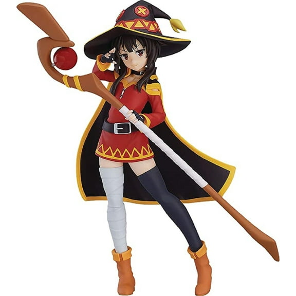 Dxuioz KonoSuba: God's Blessing on This Wonderful World! Legend of Crimson: Megumin Pop Up Parade PVC Figure Ornaments Decora Craft Collectible