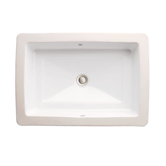 Open Box Dxv D20050000 Pop 21" Rectangular Vitreous China Undermount Bathroom Sink - White