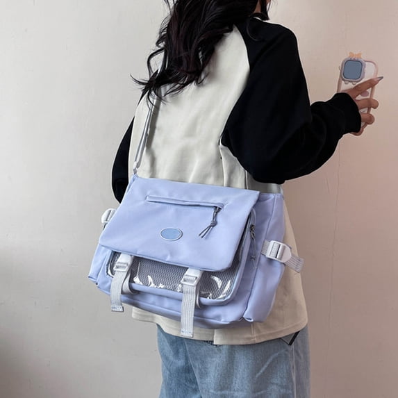 Dxzfnsa 2026 Upgrade Crossbody Bag Student Large Capacity Class Messenger Bag Simply And Versatile Shoulder Messenger Bag
