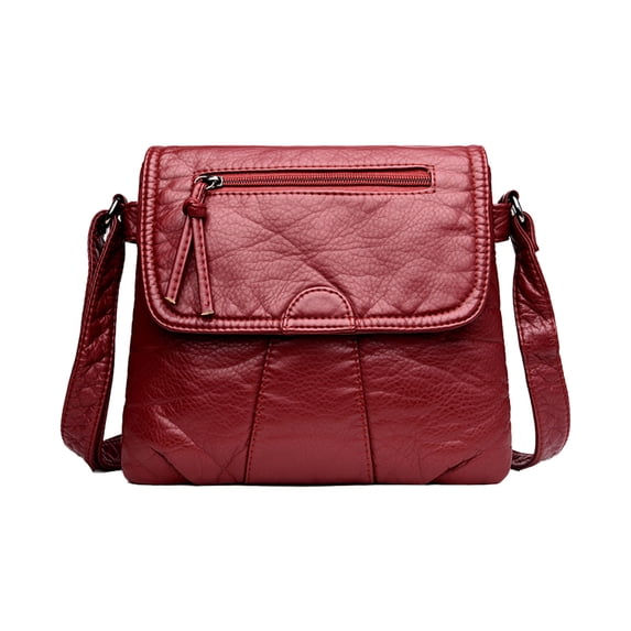 Dxzfnsa 2026 Upgrade Crossbody Bag Zipper Crossbody Bag With Wide Shoulder Strap Phone Wallet, Shoulder Purse, Multiple Zipper Pockets.