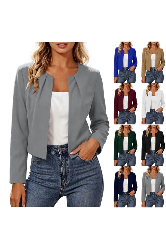 2027 Jackets for Women Fashion Jacket Western Oversized Shacket Jacket Button Up with Pockets S-2XL