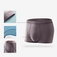 thumbnail image 1 of Dxzfnsa Bamboo Boxer Briefs- Breathable Mens Underwear, Built-in with 3D Pouch Comfortable Underwear for Men Men's Boxer Briefs,Brown-XL, 1 of 9