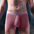 thumbnail image 1 of Dxzfnsa Bamboo Boxer Briefs- Breathable Mens Underwear, Built-in with 3D Pouch Comfortable Underwear for Men Men's Clothing,Watermelon Red-XL, 1 of 9