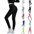 thumbnail image 1 of Dxzfnsa Bootcut Yoga Pants with Pockets for Women Wide Leg Pants Woman High Waisted Stretchy Work Pants for Yoga Workout Leggings With Pockets for Women S-2XL, 1 of 4