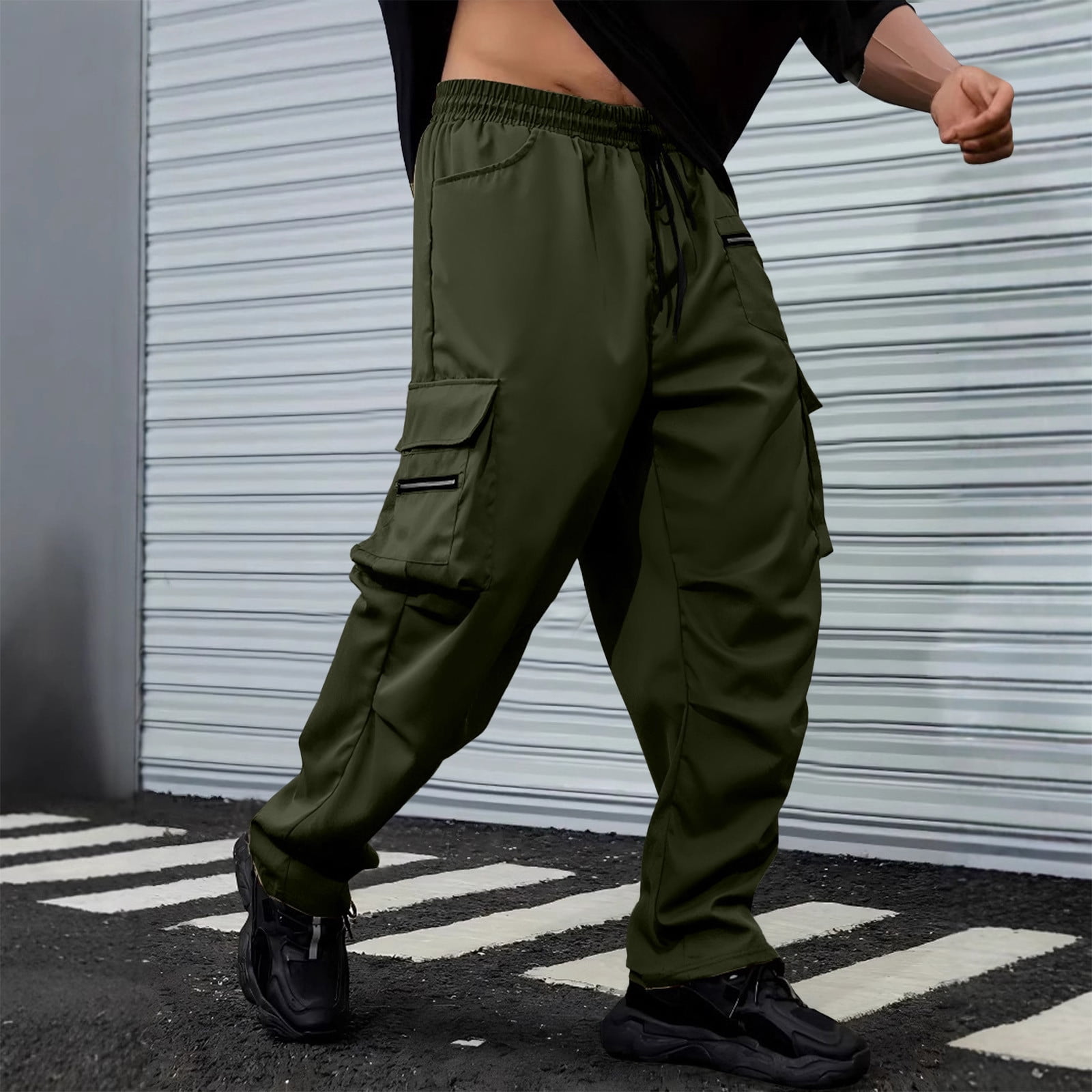 Dxzfnsa Cargo Pants for Men Casual Cotton Lightweight Relaxed Fit
