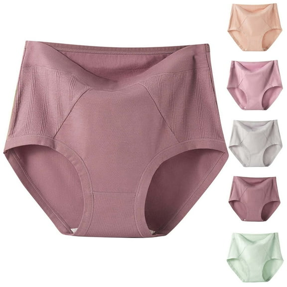 Dxzfnsa Cotton Underwear for Women Cute Low Rise Bikini Panties High Cut Breathable Sexy Hipster Womens Cheeky Tummy Control Underwear For Women M-3XL