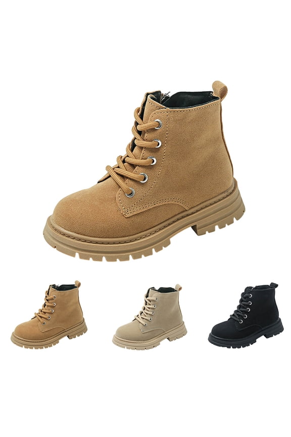 Girls Ankle Boots Girl's Glitter Chelsea Boot Kids Warm Low Heel Short Booties Girl Outdoor Shoes with Side Zipper for Toddler/Little Kid Botas Para Mujer