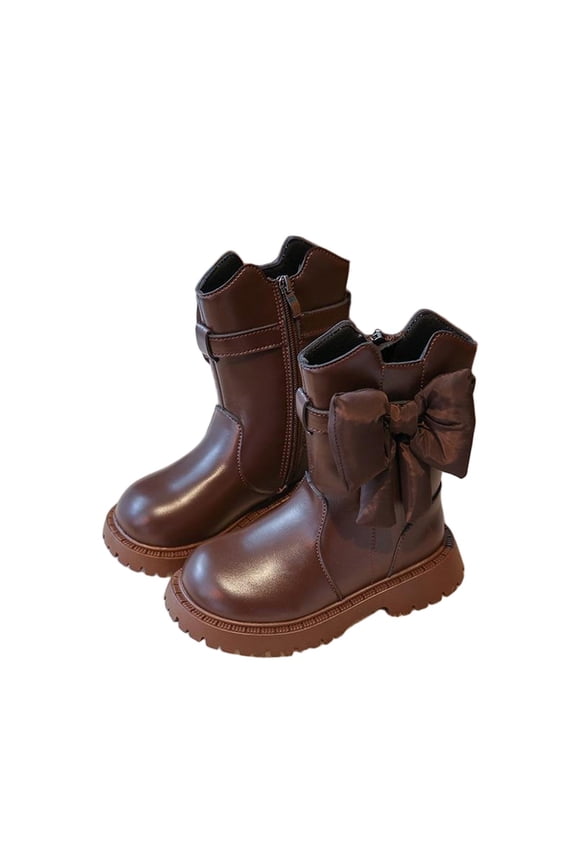 Girls Boots Fashion Square-Toe Dress Boots Low Heel Alyssa Ankle Booties with Zipper for Toddler Little Kids Big Kids Womens Fall Shoes