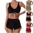 thumbnail image 1 of Dxzfnsa High Waisted Bikini Sets for Women V Wire Two Piece Swimsuits Swim Suits 2026 Tummy Control Bathing Suit S-3XL, 1 of 7