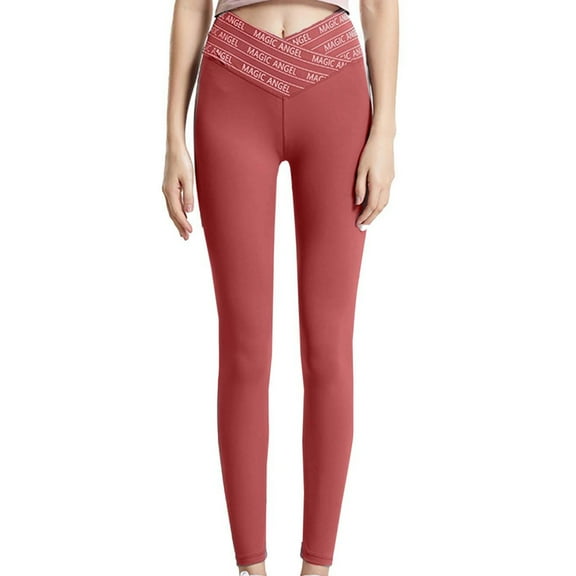 Dxzfnsa Leggings for Women High Waisted Tummy Control Workout Yoga Pants Scrunch Seamless Running Pants