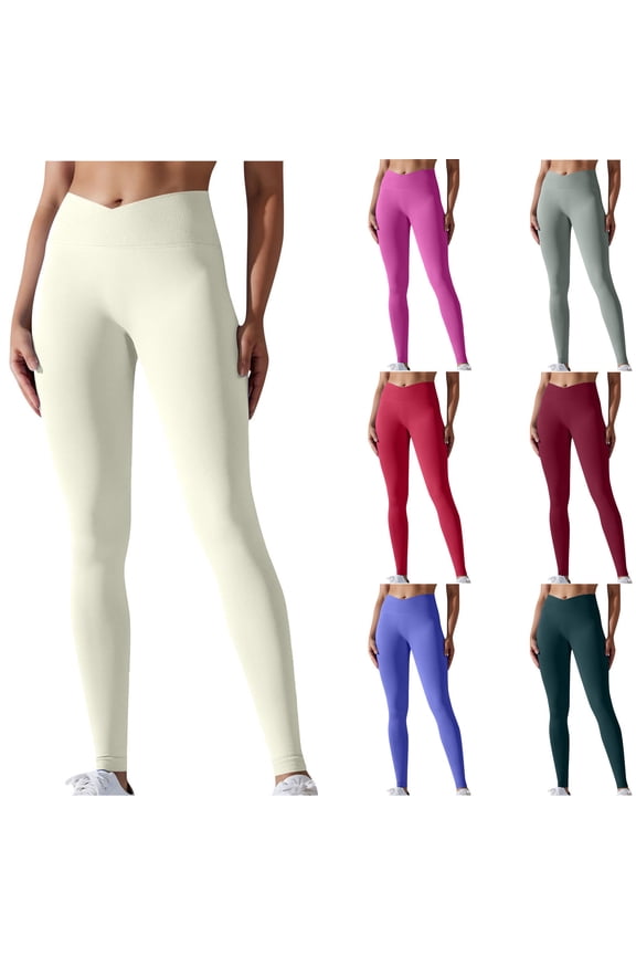Leggings with Pockets for Women, High Waisted Tummy Control Workout Yoga Pants Travel Pants S-2XL