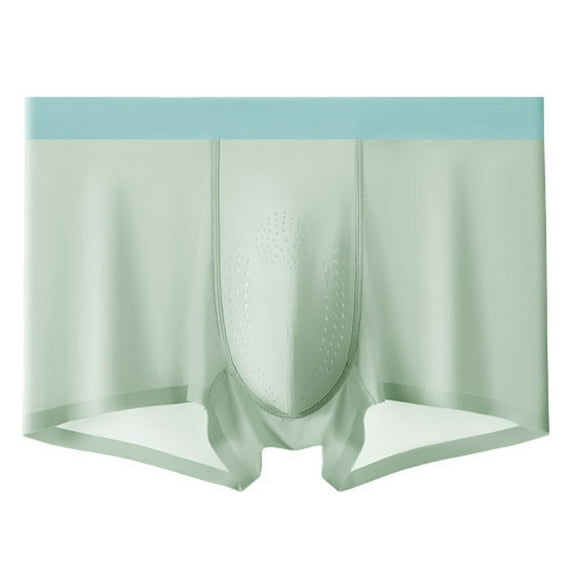 Dxzfnsa Men's Athletic Underwear - Performance Boxer Briefs For Men Pack - Anti Chafing Underwear Men Bamboo Underwear Men,Green-XL