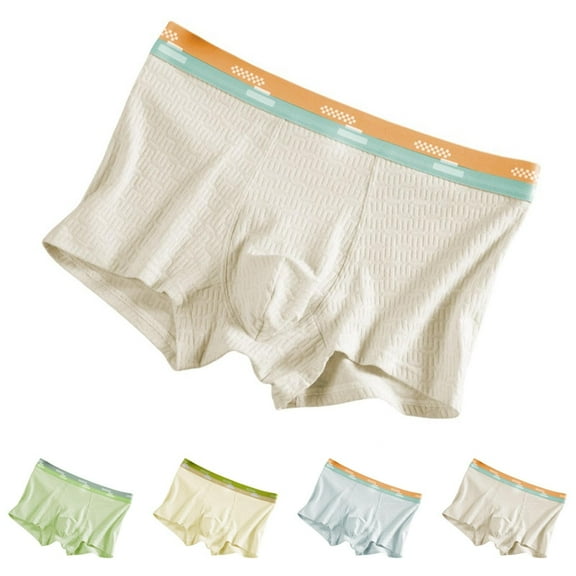Dxzfnsa Men's Boxer Brief Underwear, Anti-Chafing, Moisture-Wicking Odor Control, (Reg or Long Leg) Mens Underwear Boxer Briefs L-4XL