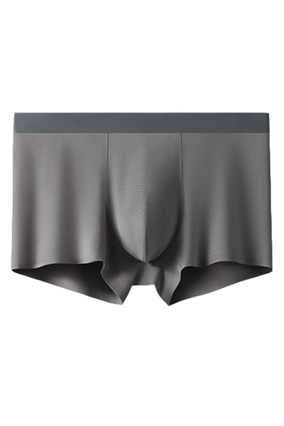 Men's Boxer Briefs Underwear Cotton Colorful Mens Underwear Boxer Briefs for Men Bamboo Cool Underwear For Men,Dark Gray-L