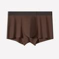 thumbnail image 1 of Dxzfnsa Men's Boxer Short Bamboo Viscose Boxers for Men Loose Fit Mens Soft Underwear Breathable Boxers for Men Bamboo Cool Underwear For Men,Coffee-L, 1 of 3