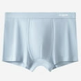 thumbnail image 1 of Dxzfnsa Men's Boxer Shorts 100% Cotton Classic Plaid Woven Boxers for Men Soft Breathable Mens Underwear with Button Fly Boxer Briefs for Men,Light Blue-4XL, 1 of 3