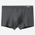 thumbnail image 1 of Dxzfnsa Men's Boxer Shorts 100% Cotton Classic Plaid Woven Boxers for Men Soft Breathable Mens Underwear with Button Fly Men's Boxer Briefs,Dark Gray-4XL, 1 of 4