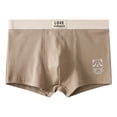 thumbnail image 1 of Dxzfnsa Men's Boxers Underwear, Moisture-wicking Cotton Boxers, Tagless Design with ComfortFlex Waistband Boxers for Men,Khaki-M, 1 of 2