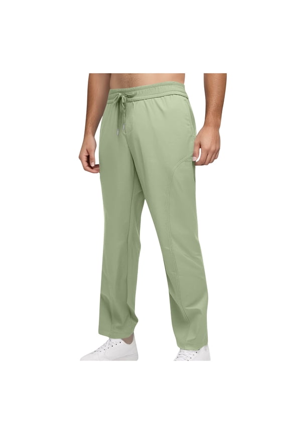 Men's Casual Pants Lightweight Quick Dry Hiking Running Workout Outdoor Sports Sweat Pants hiking pants men(Army Green,XL)