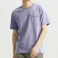 thumbnail image 1 of Dxzfnsa Men's Casual T-Shirts Short Sleeve Crewneck Summer Stretchy Shirt Textured Jacquard Tops XS-2XL, 1 of 8