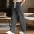thumbnail image 1 of Dxzfnsa Men's Cotton Yoga Sweatpants Athletic Lounge Pants Open Bottom Casual Jersey Pants for Men with Pockets sweatpants(Gray,M), 1 of 9