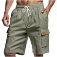 thumbnail image 1 of Dxzfnsa Men's Hiking Shorts Waterproof Tactical Cargo Short Pants Quick Dry Work Shorts with Multi Pockets(No Belt) S-3XL, 1 of 9