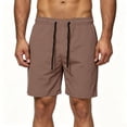 thumbnail image 1 of Dxzfnsa Men’s & Big Men's Quick Dry Shorts with Pockets Lightweight Casual Wear Shorts Drawstring Elastic Waist Workout Shorts M-4XL, 1 of 6