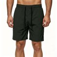 thumbnail image 1 of Dxzfnsa Men’s & Big Men's Quick Dry Shorts with Pockets Lightweight Casual Wear Shorts Drawstring Elastic Waist Workout Shorts M-4XL, 1 of 6
