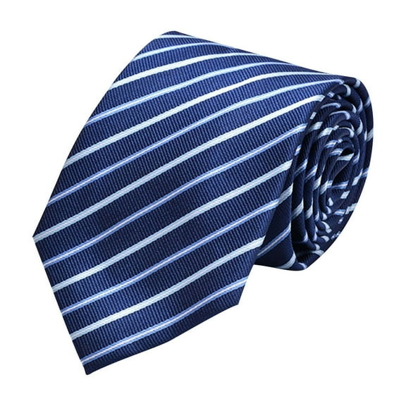 Dxzfnsa Men's Solid Color Tie Mens Ties Stripe Tie Silk Woven Necktie and Pocket Square Cufflinks Tie Clip Set Wedding Business Formal Gift Tie for Men