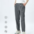 thumbnail image 1 of Dxzfnsa Men's Sweatpants with Zipper Pockets Athletic Pants Traning Track Pants Joggers for Men Soccer, Running, Workout Cargo Pants for Men,Dark Gray-2XL, 1 of 7