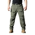 thumbnail image 1 of Dxzfnsa Men's Tactical Pants Military Work Pants for Men Ripstop Pockets Construction Trousers (No Belt) Mens Work Pants(Army Green-M), 1 of 7