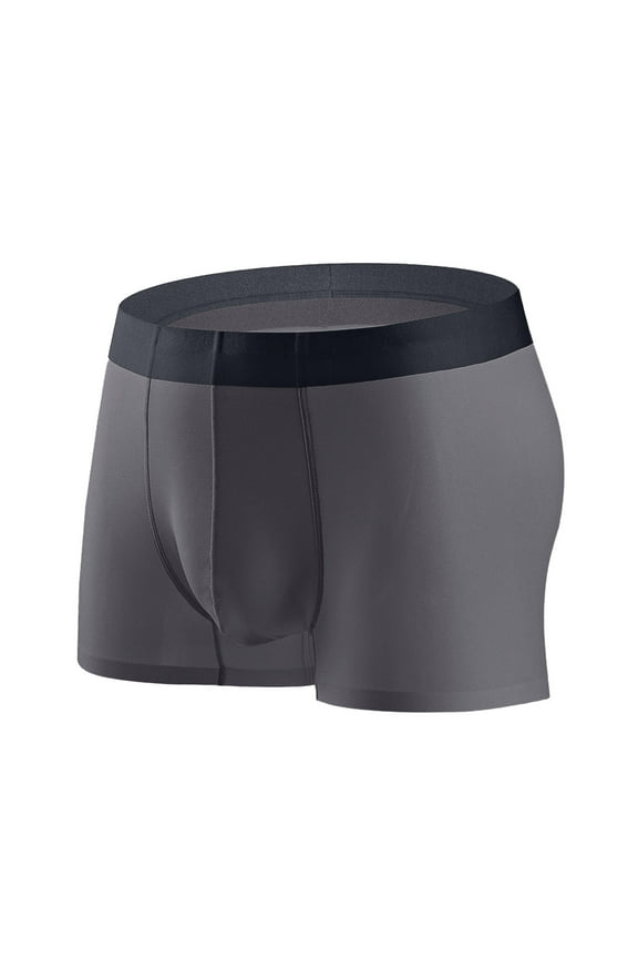 Men's Trunks – Breathable, No-Chafe Comfort Underwear for Men – Options for Everyday Wear Bamboo Cool Underwear For Men,Dark Gray-2XL