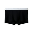 thumbnail image 1 of Dxzfnsa Men's Trunks Underwear Soft Breathable Comfort Flex Waistband Cool Underpants for Men Bamboo Cool Underwear For Men,Black-3XL, 1 of 5