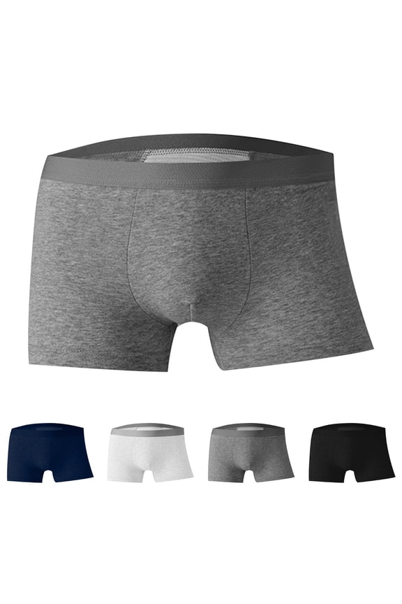 Men's Ultra ComfortSoft Underwear, Moisture Wicking & Breathable No Ride Up Boxer Briefs with Fly Mens Underwear Briefs L-4XL