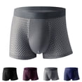 thumbnail image 1 of Dxzfnsa Men's Underwear Boxer Briefs & Trunks, Breathable Cool Lightweight, Viscose from Bamboo Supersoft Bamboo Underwear Men L-5XL, 1 of 3